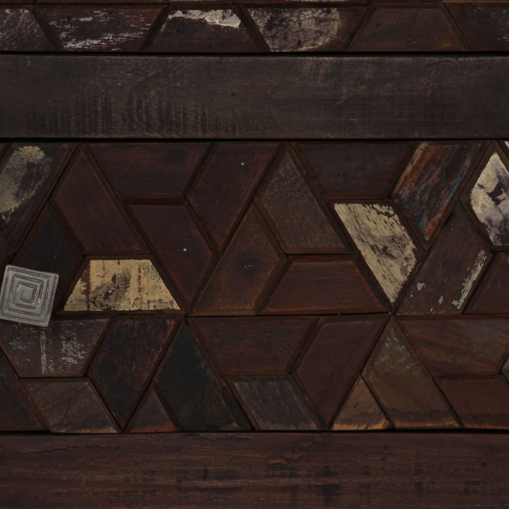 Comodino in Legno Massello di Recupero 40x30x50 cm | homemem39