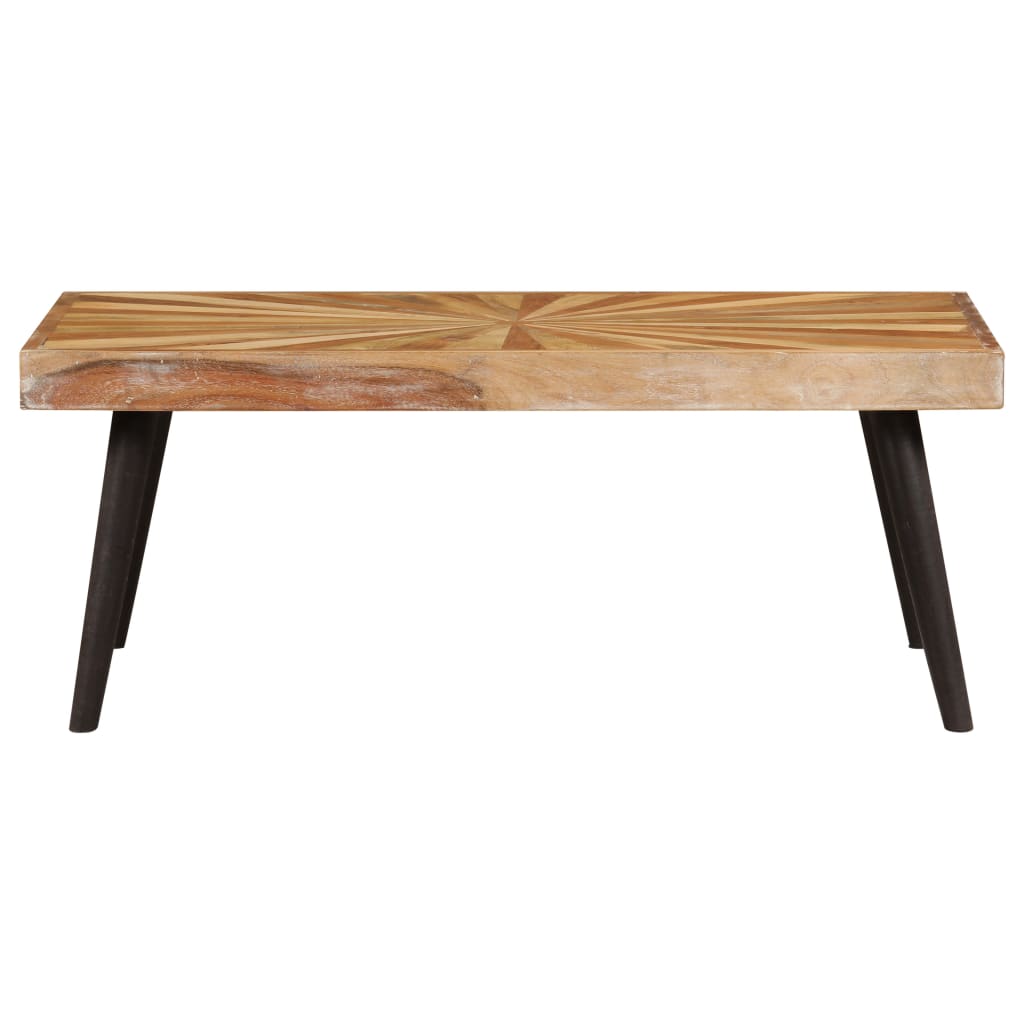 Tavolino da Salotto in Legno Massello di Mango 90x55x36 cm | homemem39