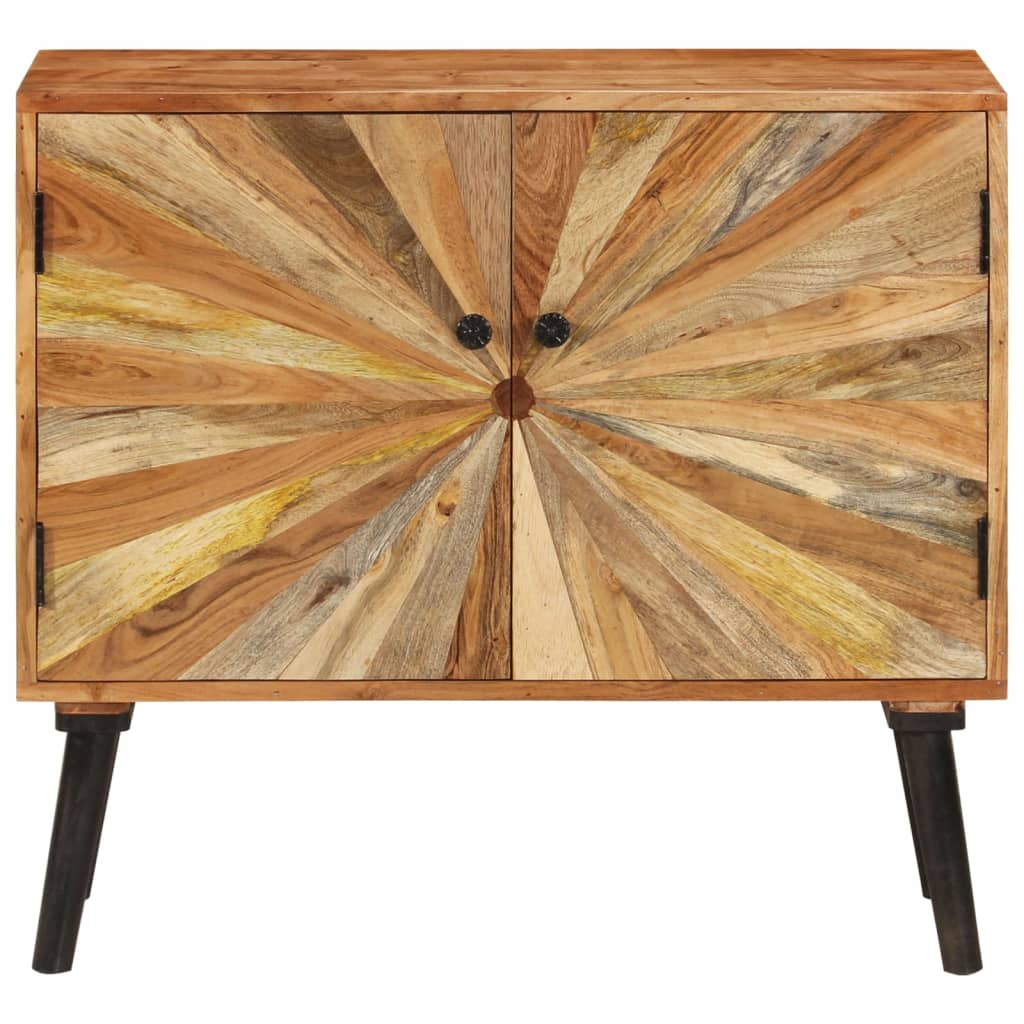 Credenza in Legno Massello di Mango 85x30x75 cm