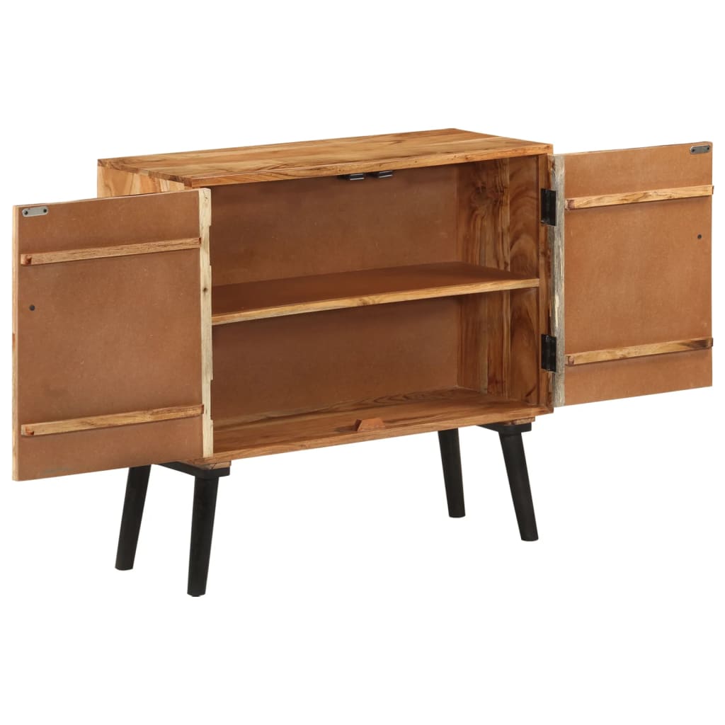 Credenza in Legno Massello di Mango 85x30x75 cm