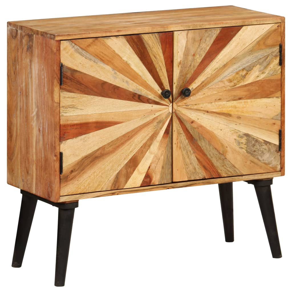 Credenza in Legno Massello di Mango 85x30x75 cm