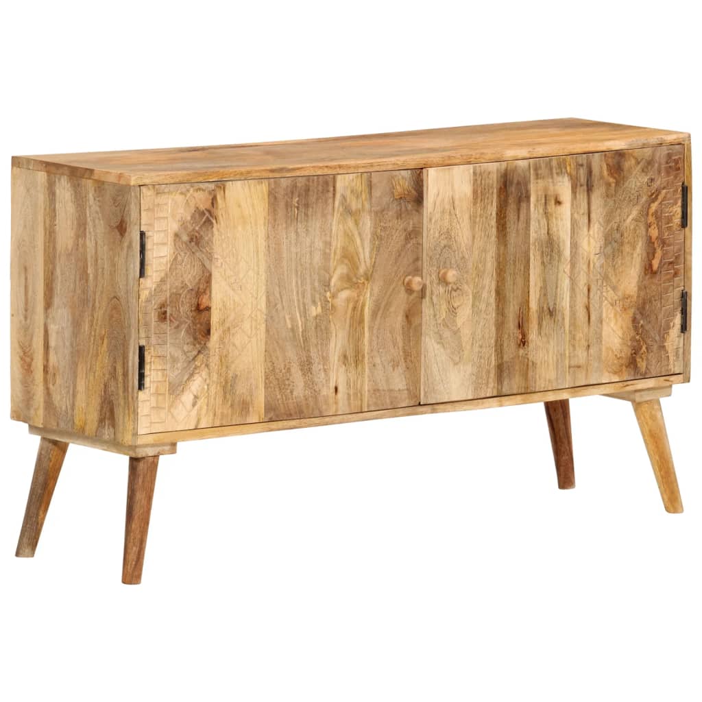Credenza in Legno Massello di Mango 110x30x60 cm - homemem39