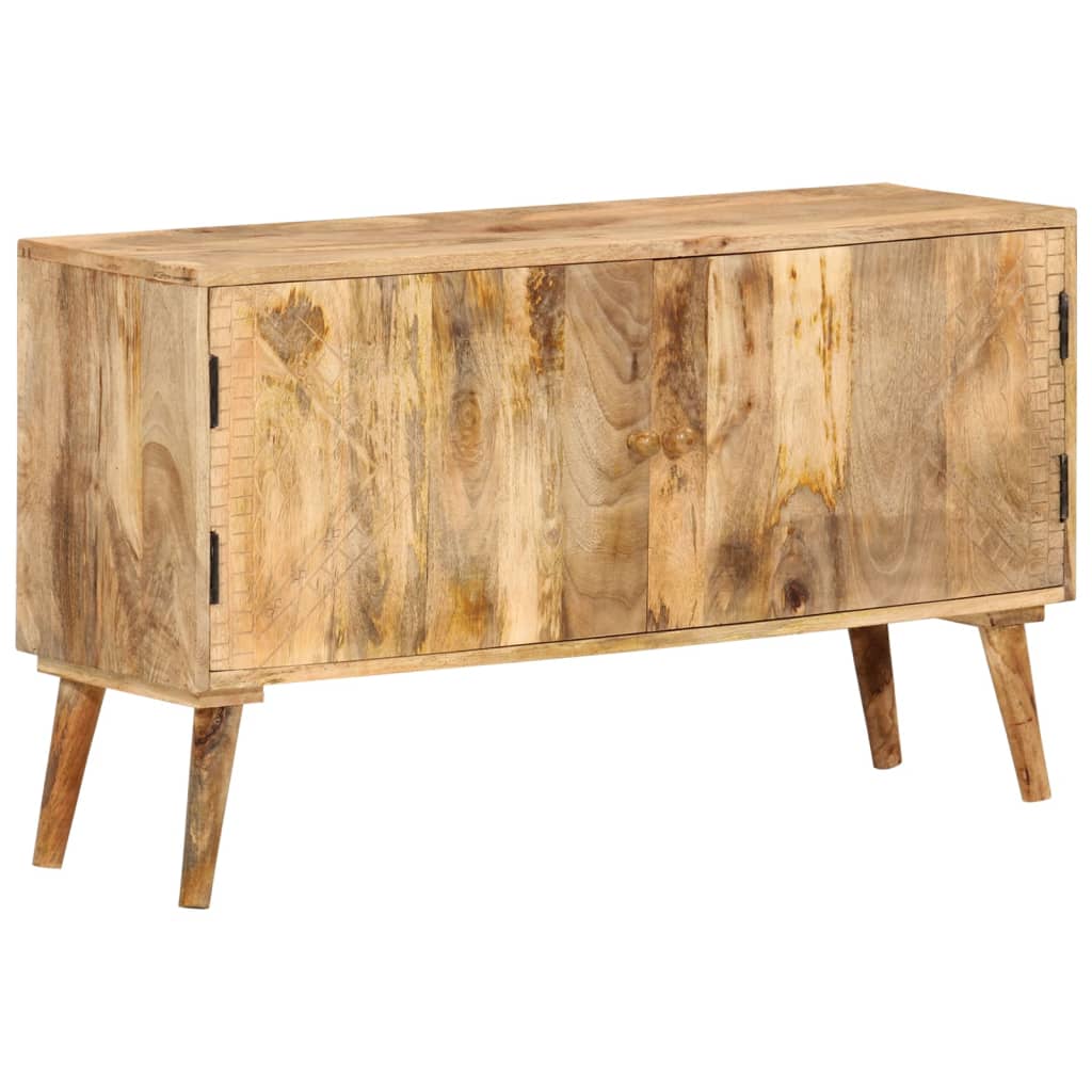 Credenza in Legno Massello di Mango 110x30x60 cm - homemem39