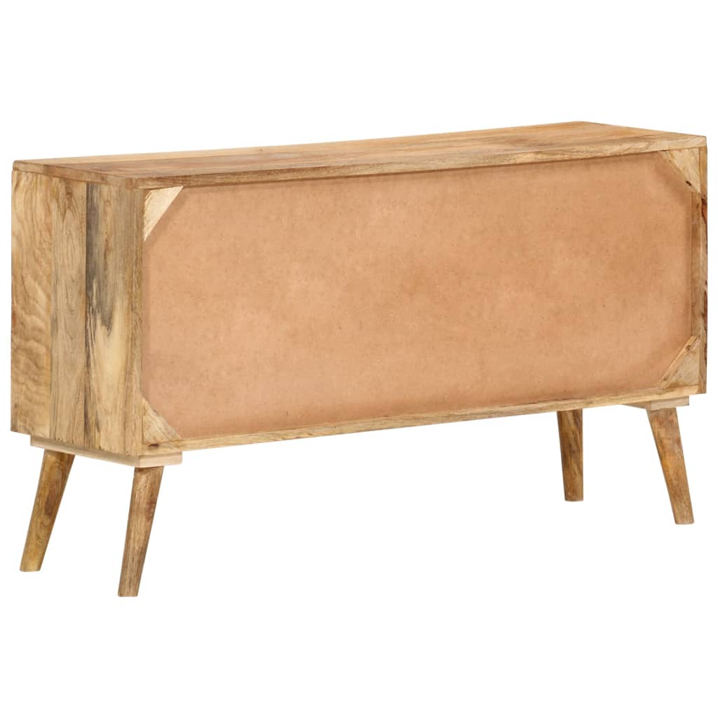 Credenza in Legno Massello di Mango 110x30x60 cm - homemem39
