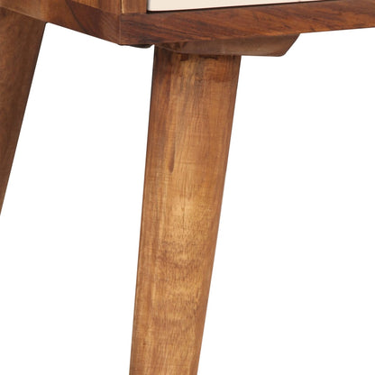 Comodino in Legno Massello di Acacia 45x30x45 cm - homemem39