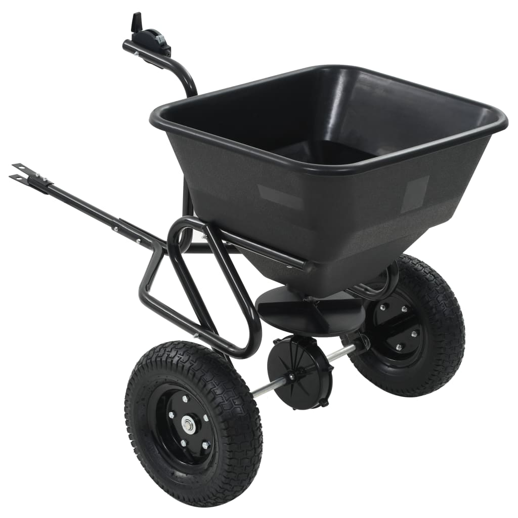 Spargisale Trainabile in PVC e Acciaio 125x74x79 cm 45 L | homemem39