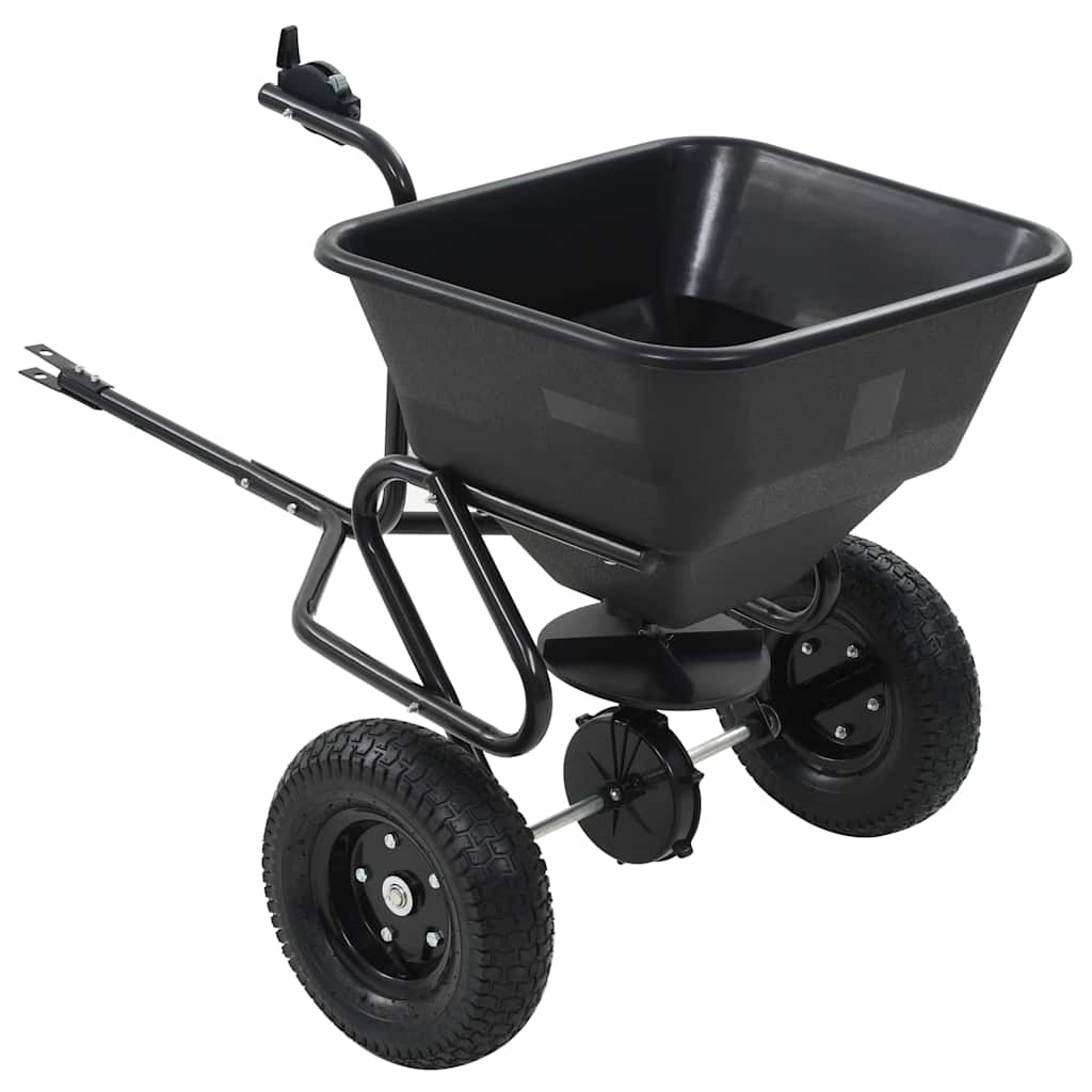 Spargisale Trainabile in PVC e Acciaio 125x74x79 cm 45 L