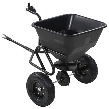 Spargisale Trainabile in PVC e Acciaio 125x74x79 cm 45 L
