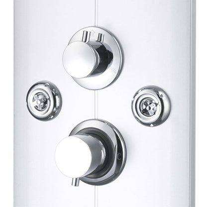 Pannello Doccia 25x43x120 cm Argento - homemem39