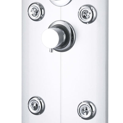 Pannello Doccia 25x43x120 cm Argento - homemem39