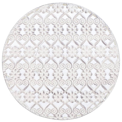 Set Piedistalli per Piante 3 pz Vintage Effetto Bianco Anticato | homemem39