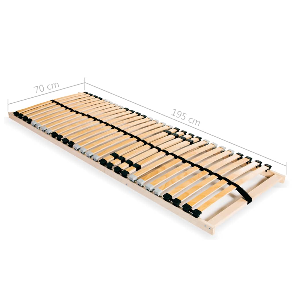 Rete a Doghe 7 Zone senza Materasso con 28 Doghe 70x200 cm | homemem39