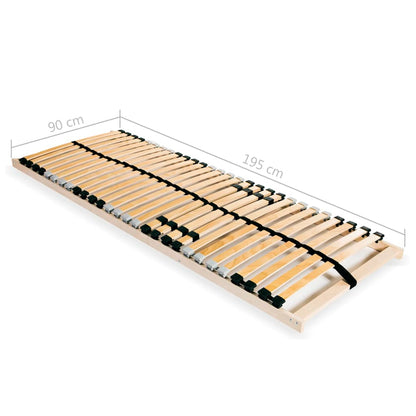 Rete a Doghe 7 Zone senza Materasso con 28 Doghe 90x200 cm | homemem39