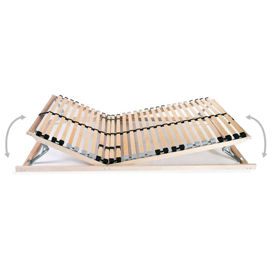 Rete a Doghe 7 Zone senza Materasso con 28 Doghe 90x200 cm