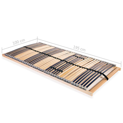 Rete a Doghe 7 Zone senza Materasso con 42 Doghe 100x200 cm | homemem39