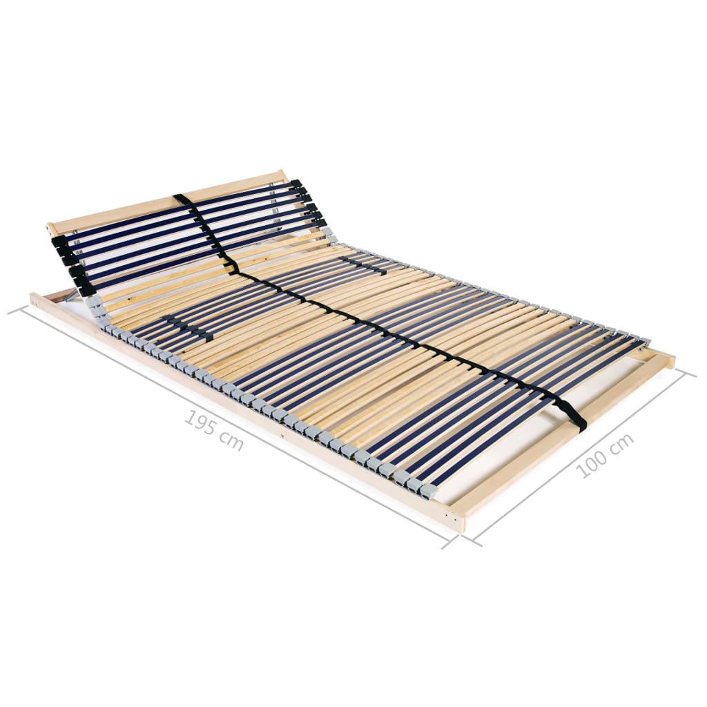 Rete a Doghe 7 Zone senza Materasso con 42 Doghe 100x200 cm | homemem39