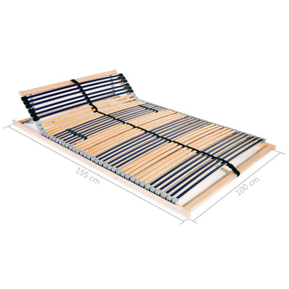 Rete a Doghe 7 Zone senza Materasso con 42 Doghe 100x200 cm | homemem39