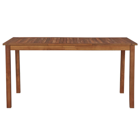 Tavolo da Giardino 150x90x74 cm in Massello di Acacia - homemem39