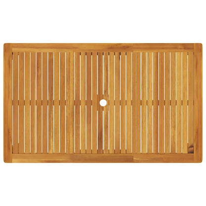 Garden Table 150x90x74 cm in Solid Acacia