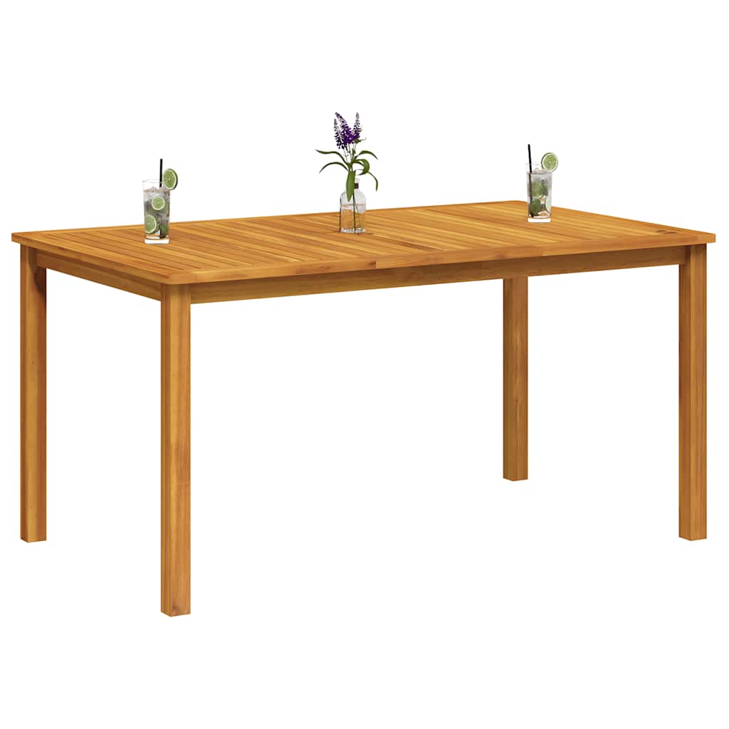 Garden Table 150x90x74 cm in Solid Acacia