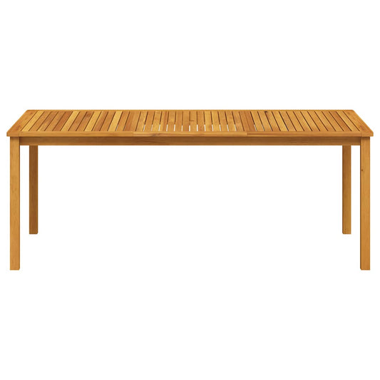 Tavolo da Giardino 200x100x74 cm in Legno Massello di Acacia | homemem39