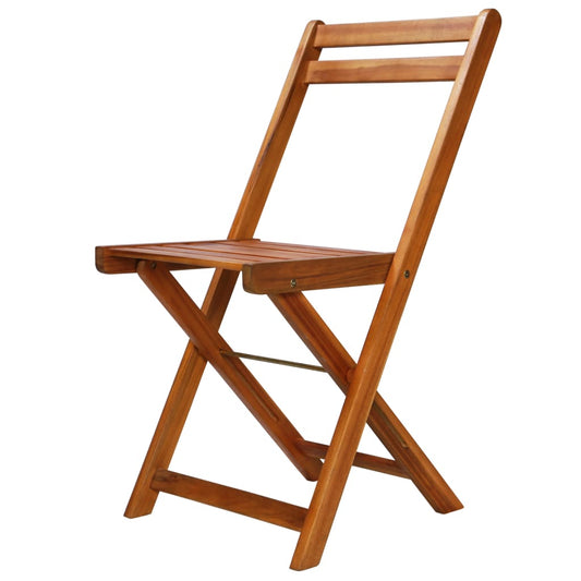 Sedie da Bistrò per Esterni 2 pz in Legno Massello di Acacia - homemem39