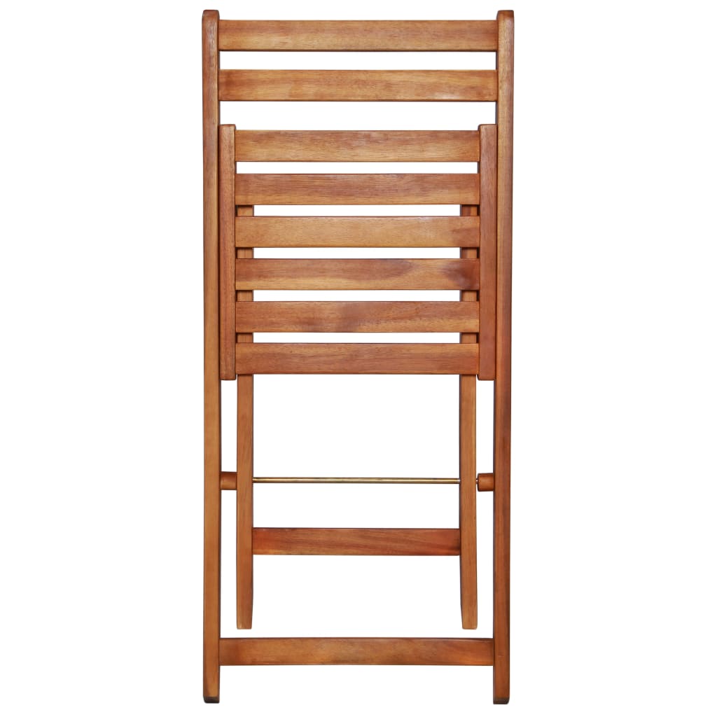 Sedie da Bistrò per Esterni 2 pz in Legno Massello di Acacia - homemem39