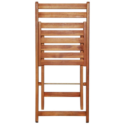 Sedie da Bistrò per Esterni 2 pz in Legno Massello di Acacia - homemem39