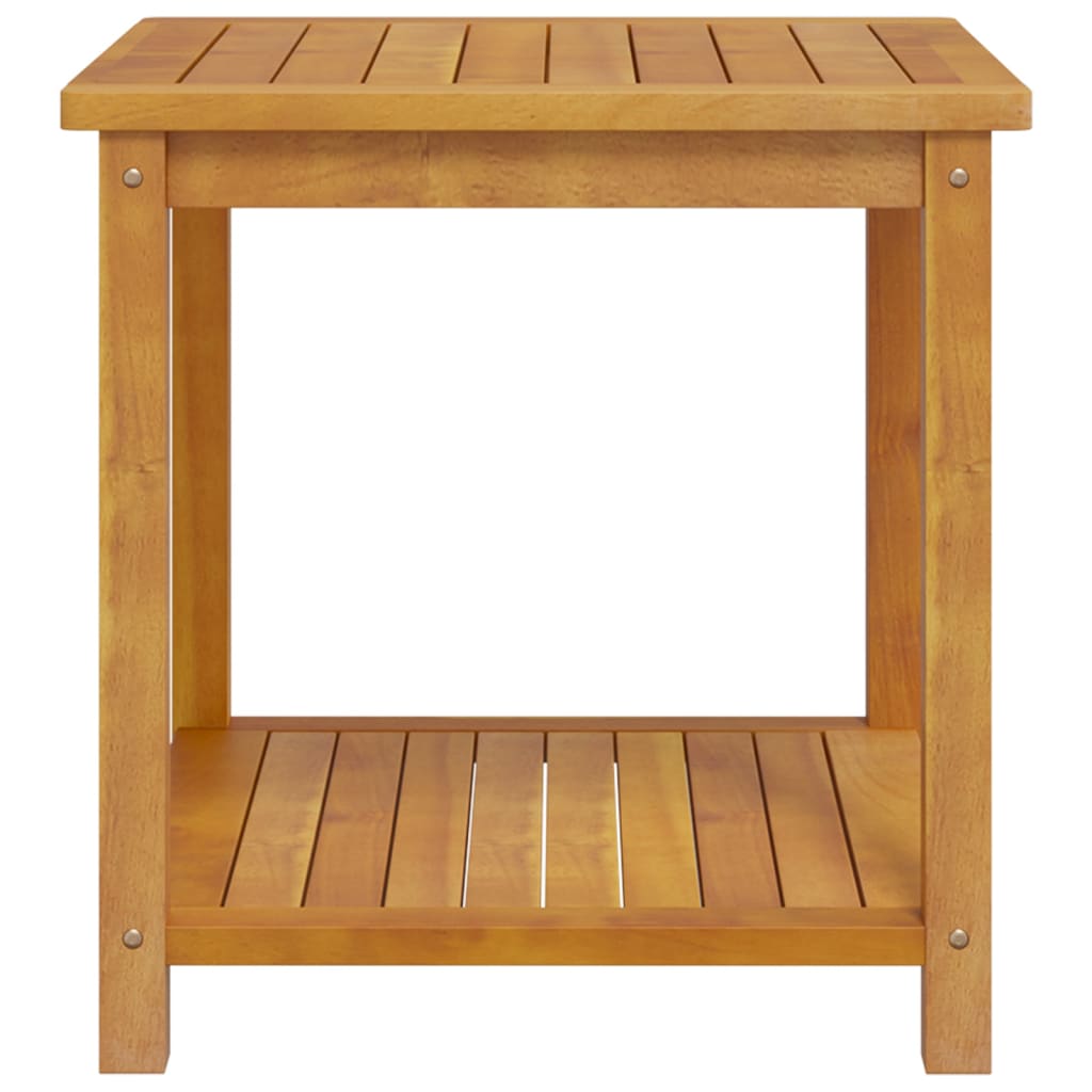 Tavolino in Legno Massello di Acacia 45x45x45 cm | homemem39
