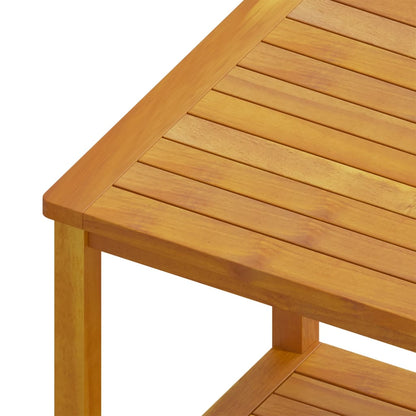 Tavolino in Legno Massello di Acacia 45x45x45 cm | homemem39