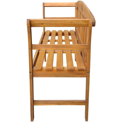 Panca da Giardino 157 cm in Legno Massello di Acacia - homemem39
