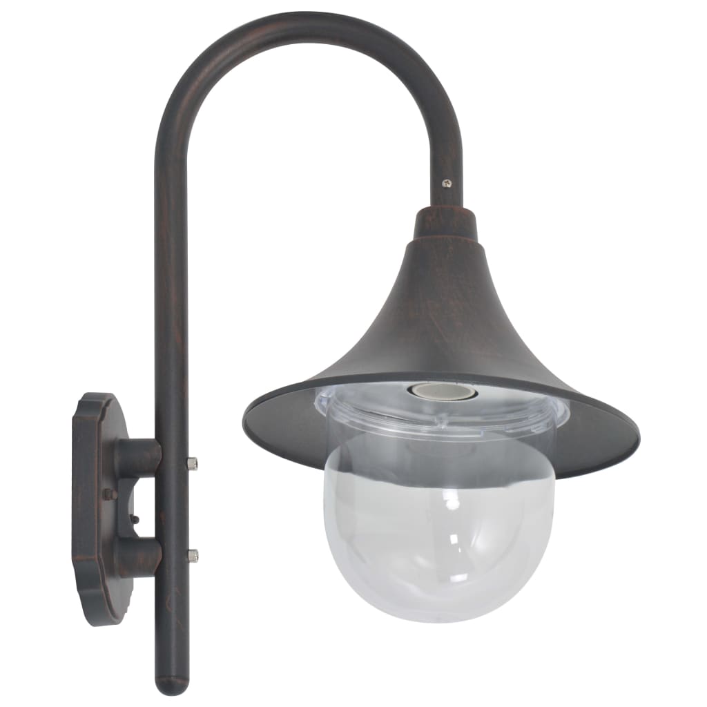 Lampada da Parete da Giardino E27 42 cm Alluminio Bronzo - homemem39