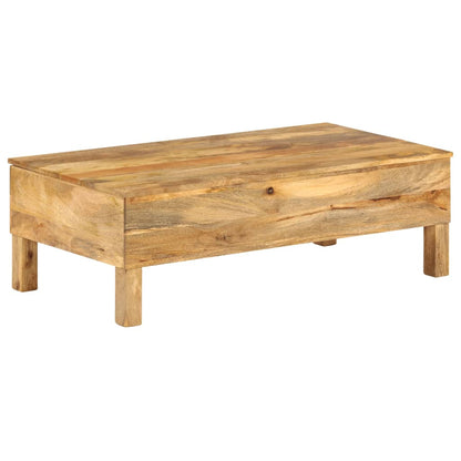 Tavolino da Salotto in Legno Massello di Mango 110x55x35 cm | homemem39