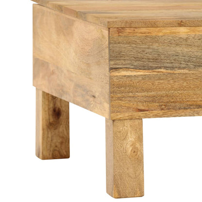 Tavolino da Salotto in Legno Massello di Mango 110x55x35 cm | homemem39