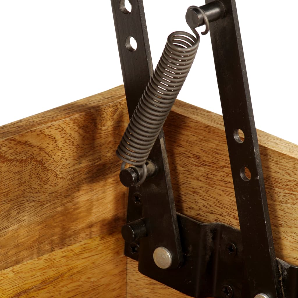 Tavolino da Salotto in Legno Massello di Mango 110x55x35 cm | homemem39