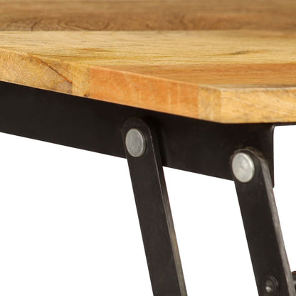 Tavolino da Salotto in Legno Massello di Mango 110x55x35 cm | homemem39