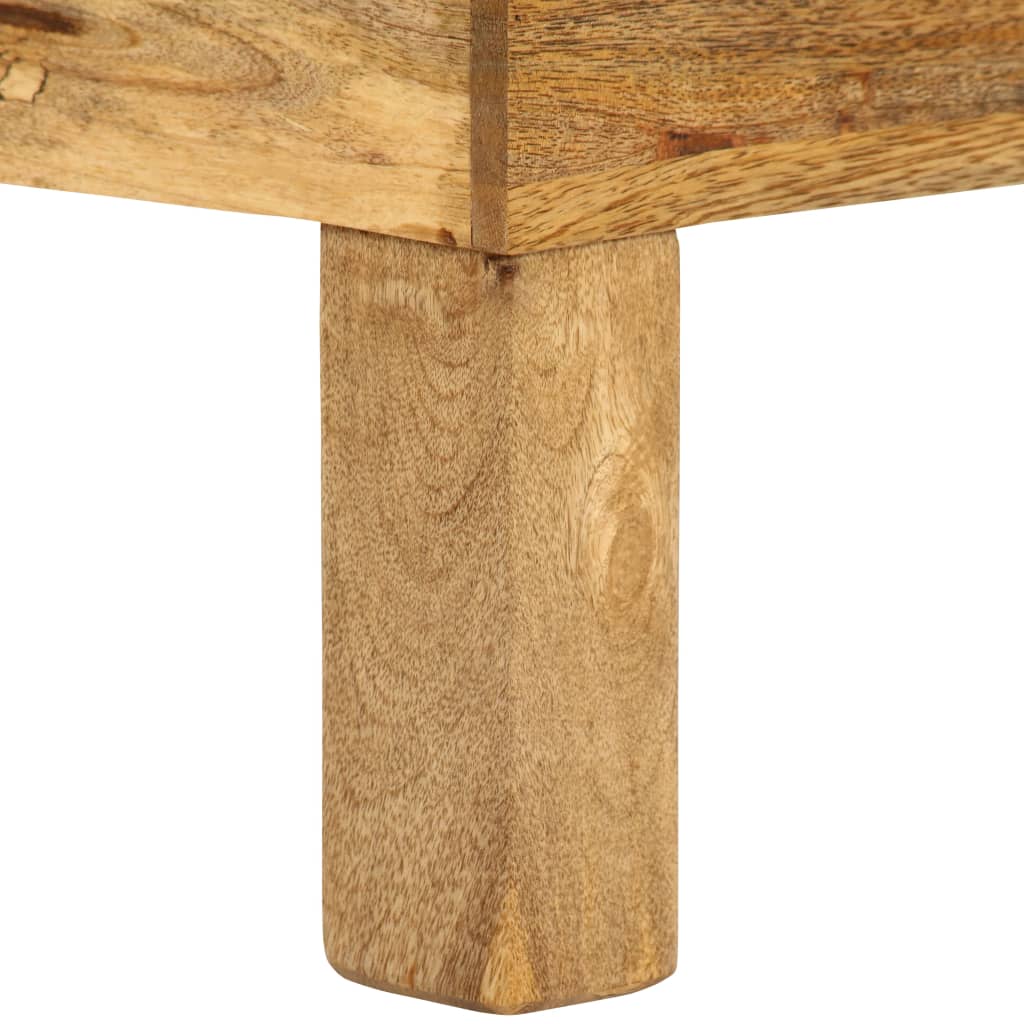 Tavolino da Salotto in Legno Massello di Mango 110x55x35 cm | homemem39