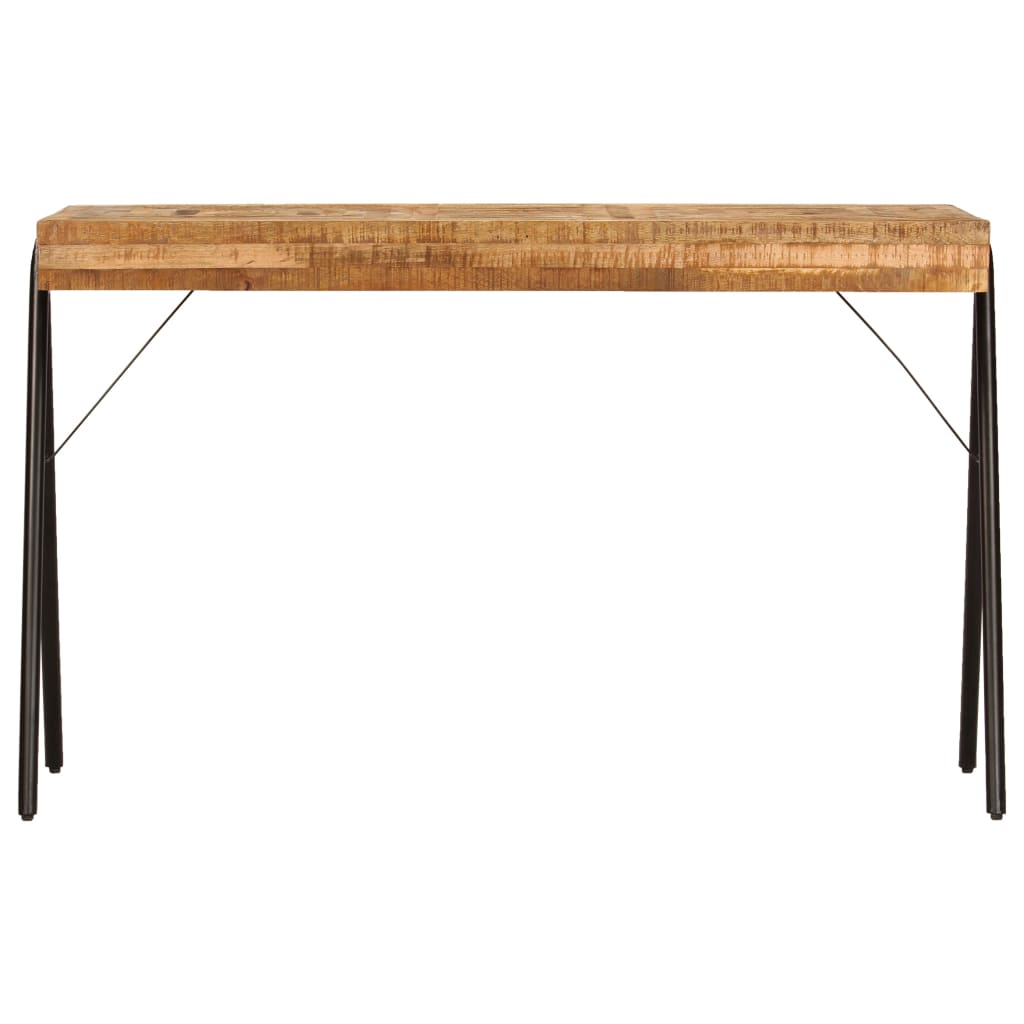 Scrittoio in Legno Massello di Mango 118x50x75 cm - homemem39