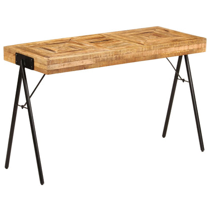 Scrittoio in Legno Massello di Mango 118x50x75 cm - homemem39