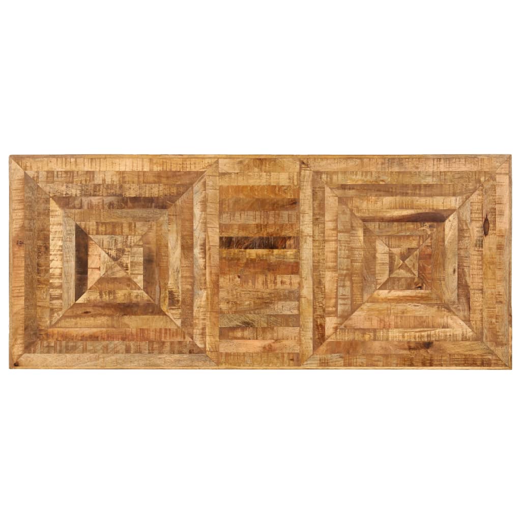 Scrittoio in Legno Massello di Mango 118x50x75 cm - homemem39
