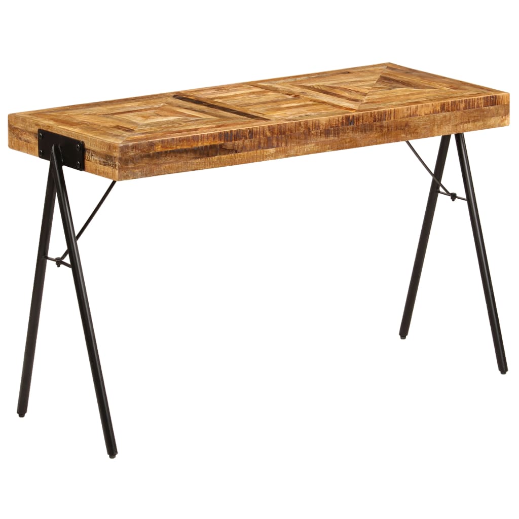 Scrittoio in Legno Massello di Mango 118x50x75 cm - homemem39