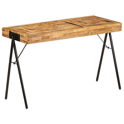 Scrittoio in Legno Massello di Mango 118x50x75 cm - homemem39
