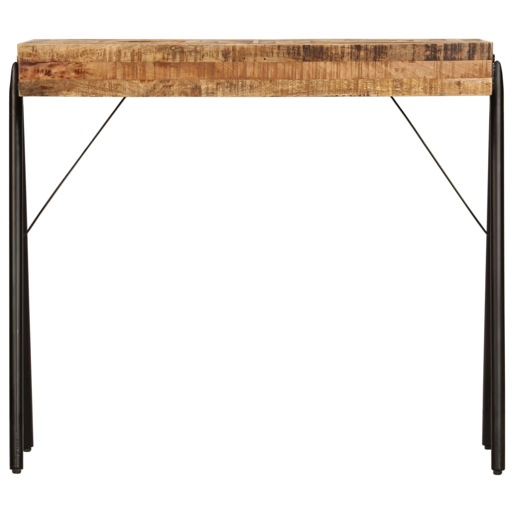 Tavolo Consolle in Legno Massello di Mango 80x40x75 cm - homemem39