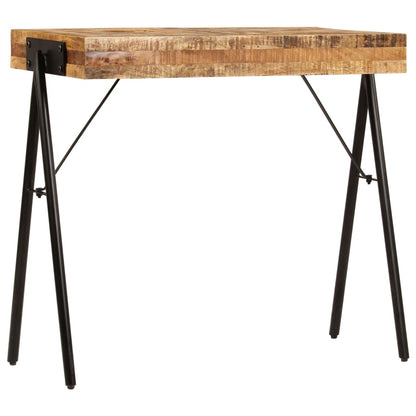 Tavolo Consolle in Legno Massello di Mango 80x40x75 cm - homemem39