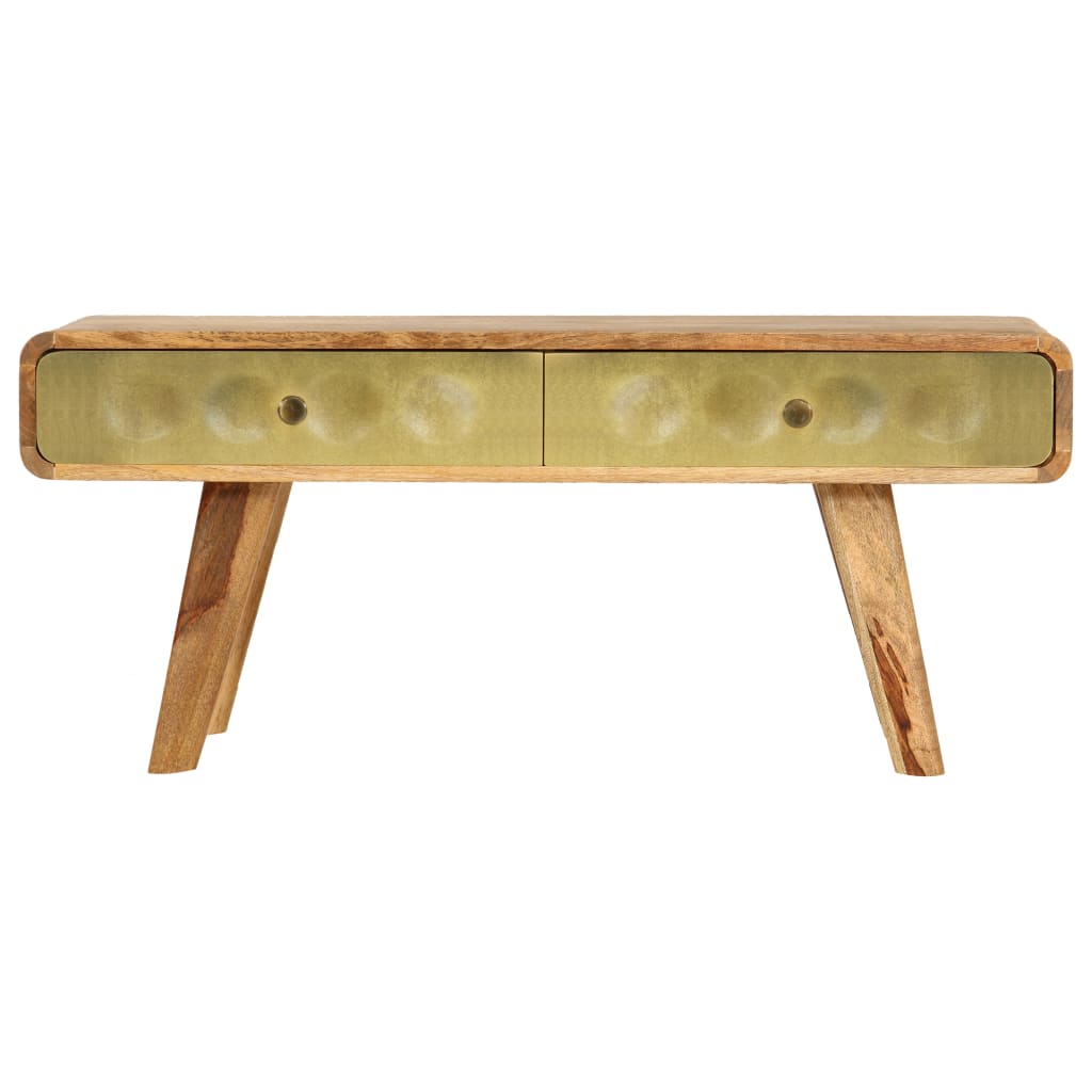 Tavolino da Salotto in Legno di Mango 90x50x40 cm