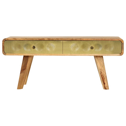 Tavolino da Salotto in Legno di Mango 90x50x40 cm