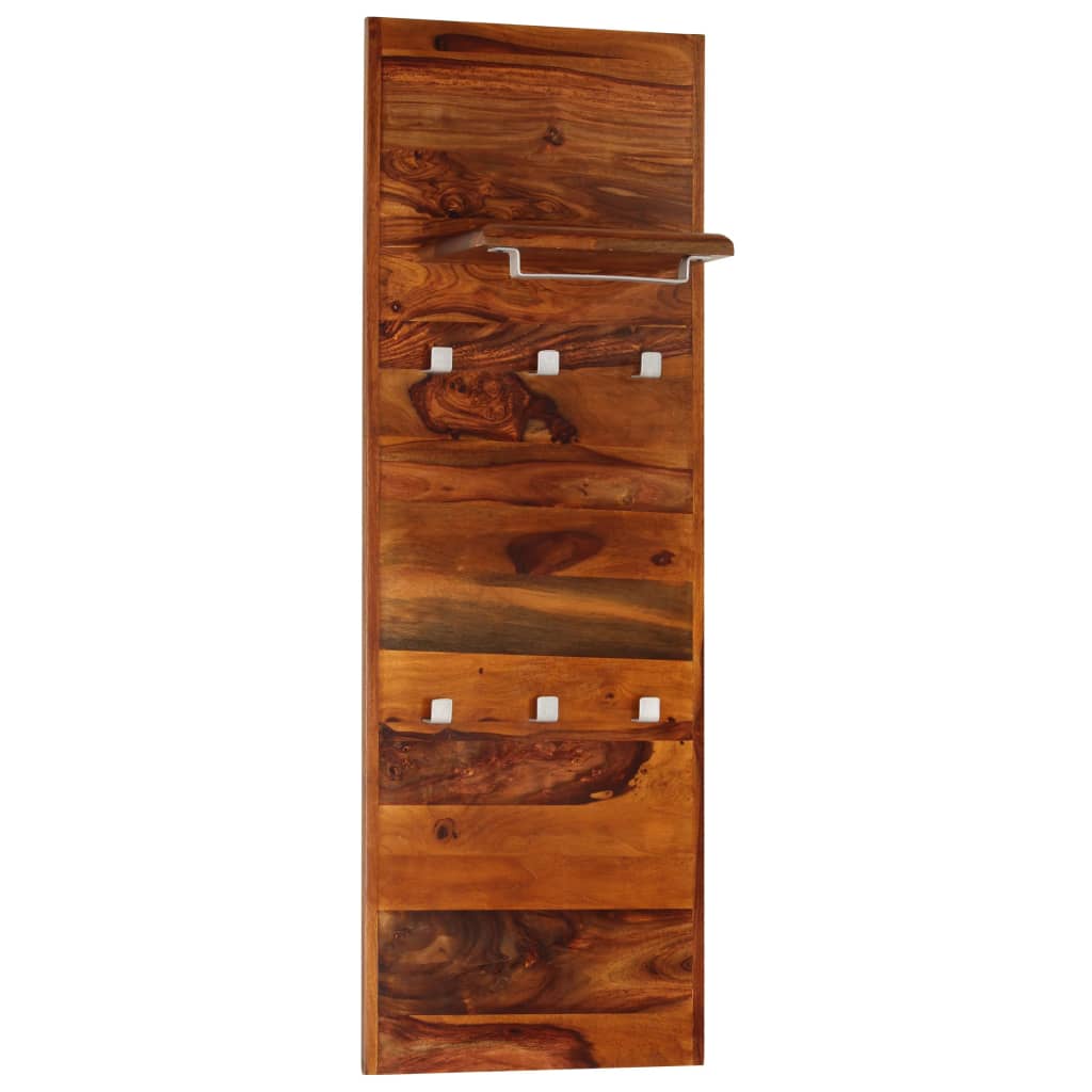 Appendiabiti in Legno Massello di Acacia 118x40 cm - homemem39