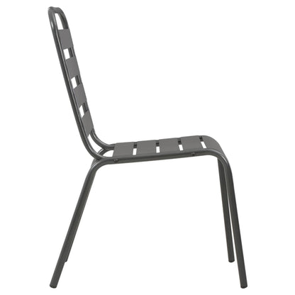 Set da Bistrot 3 pz in Acciaio Grigio Scuro | homemem39