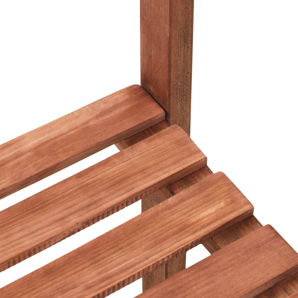 Piedistallo per Piante in Legno di Cedro 45x40x145 cm - homemem39