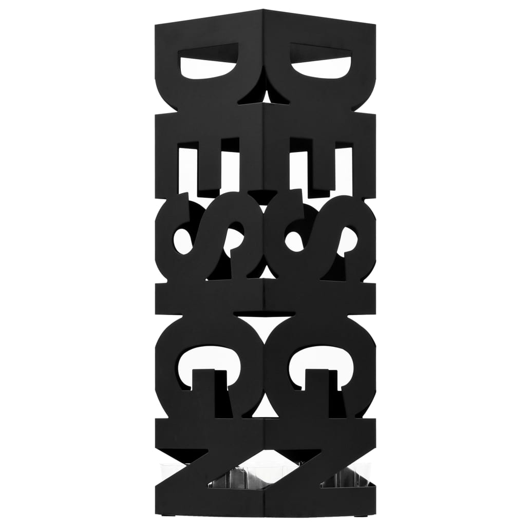Porta Ombrelli Design in Acciaio Nero - homemem39